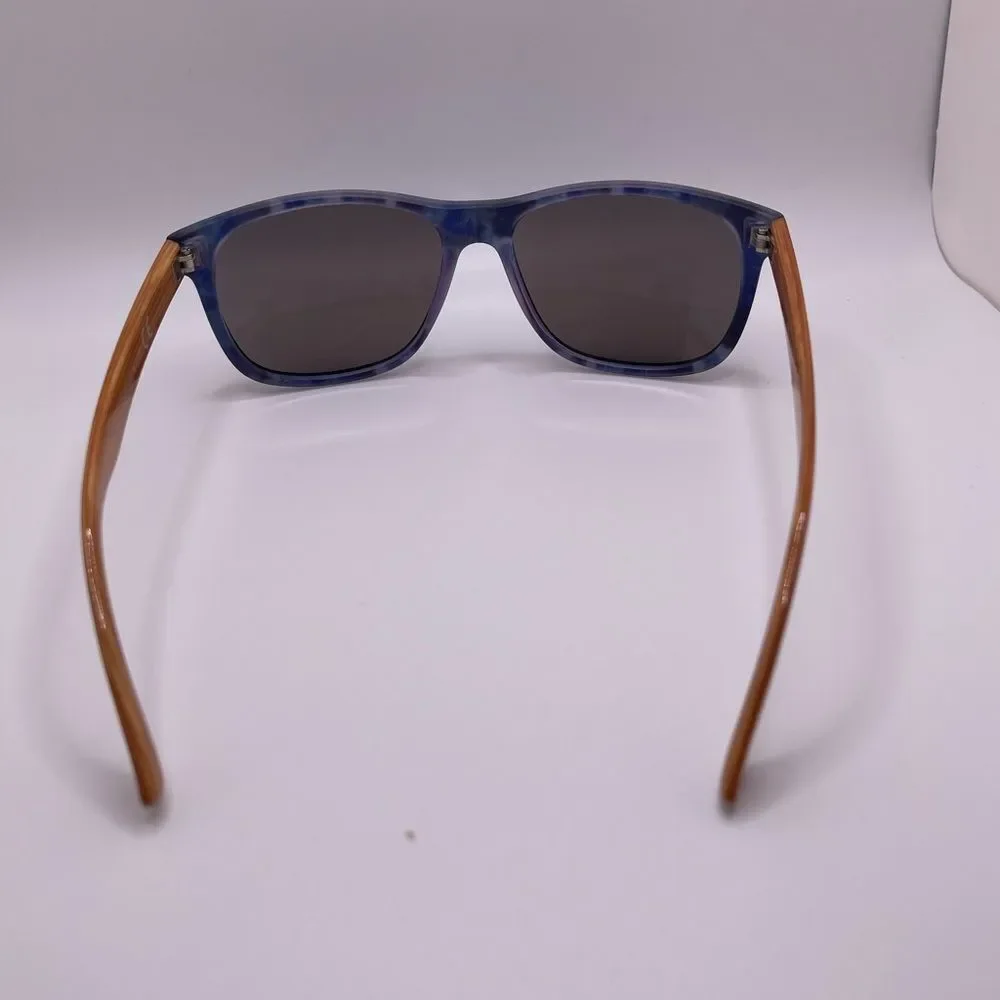 Disney Navy Blue Frames Faux Wood Arms Mirrored Lens